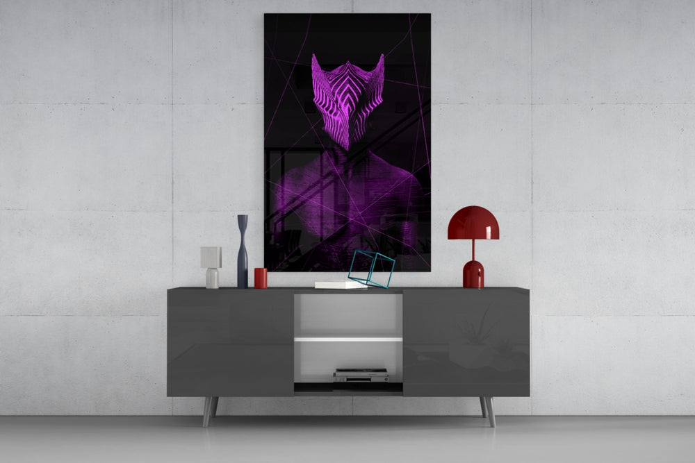 Darko Violet panel catching low light to reveal its vector clarity