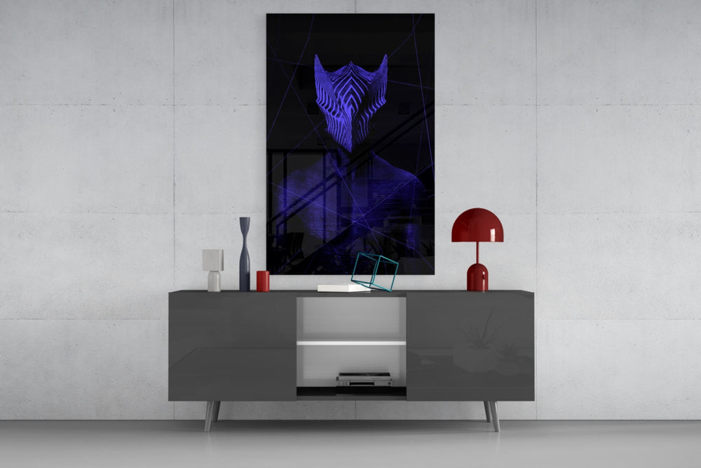 Darko Purple panel catching low light to reveal its vector clarity