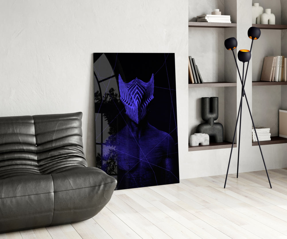 Darko Purple panel adding cyberpunk attitude to a man-cave