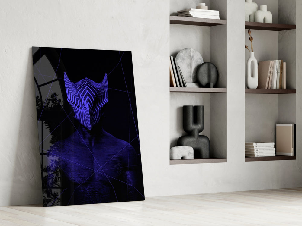 Darko Purple glass print enhancing a studio with maker spark