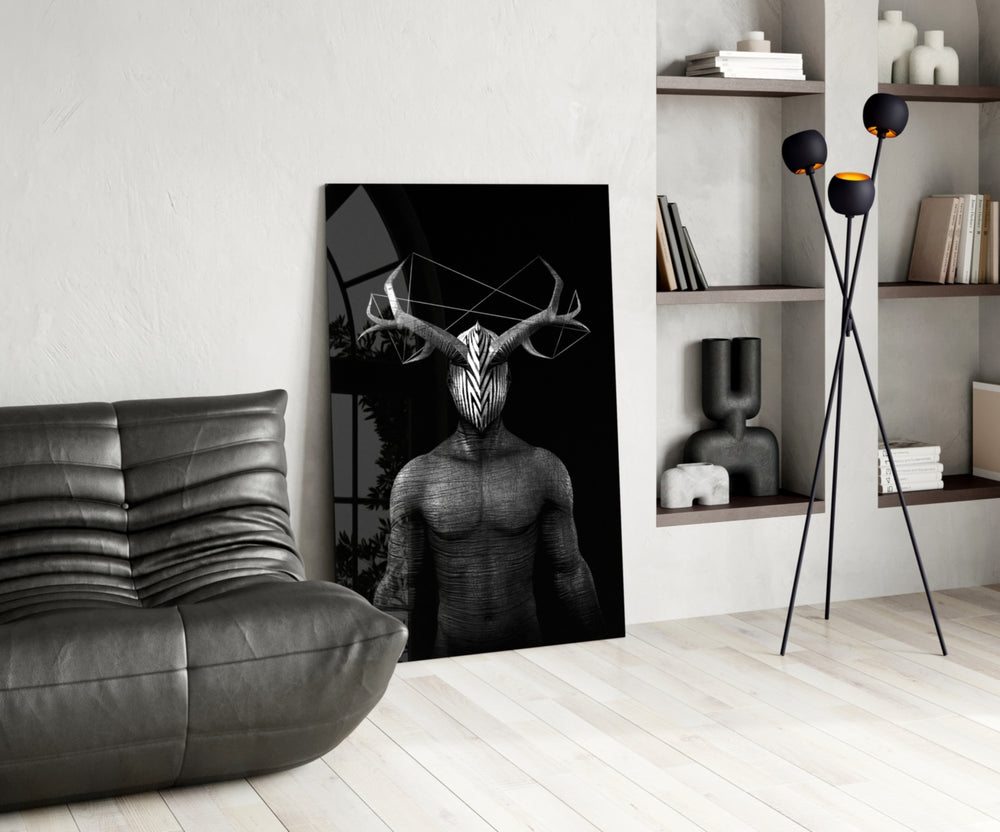 Donnie Gray panel adding cult-cinema mood to a man-cave