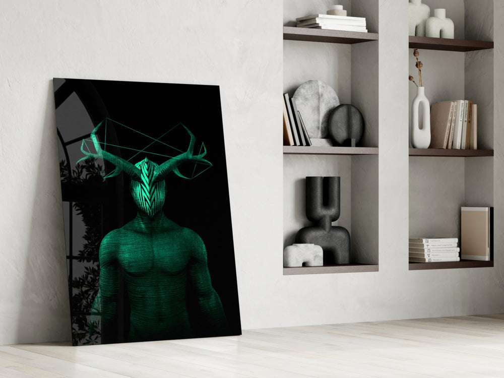 Donnie Green glass print enhancing a studio with maker spark