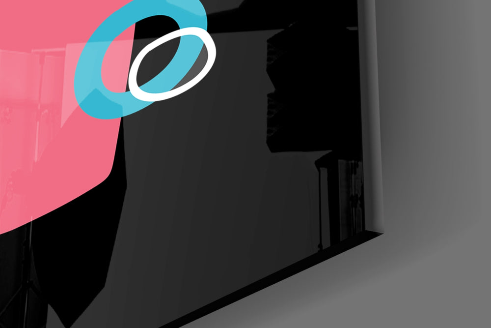 Candle-Like artwork anchoring a wall with bold playful palette