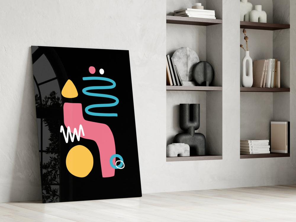 Candle-Like glass print enhancing a studio with maker spirit