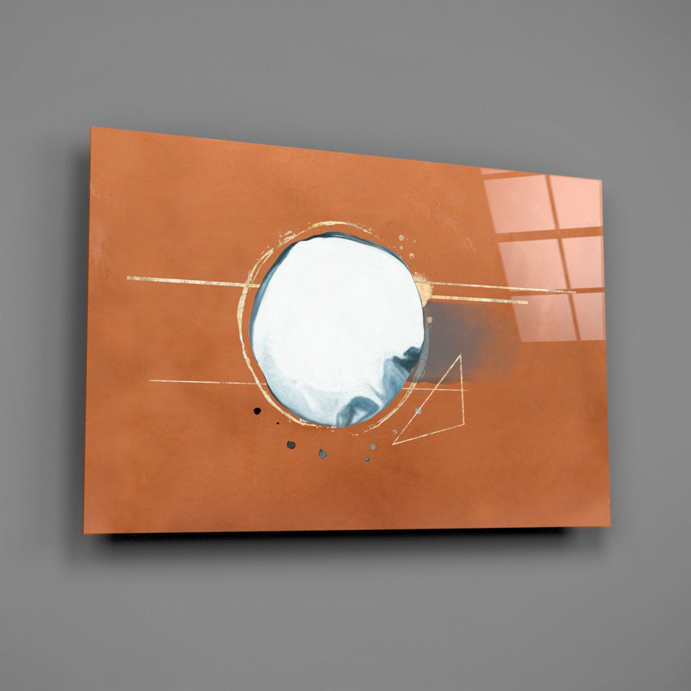 Cinnamon-modern panel bringing editorial calm to a contemporary living space