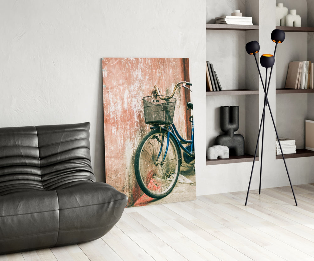 Bicycle Basket panel adding old-world mood to a kitchen