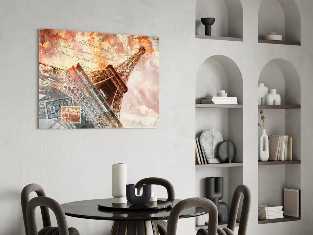 Eiffel panel adding literary mood to a study