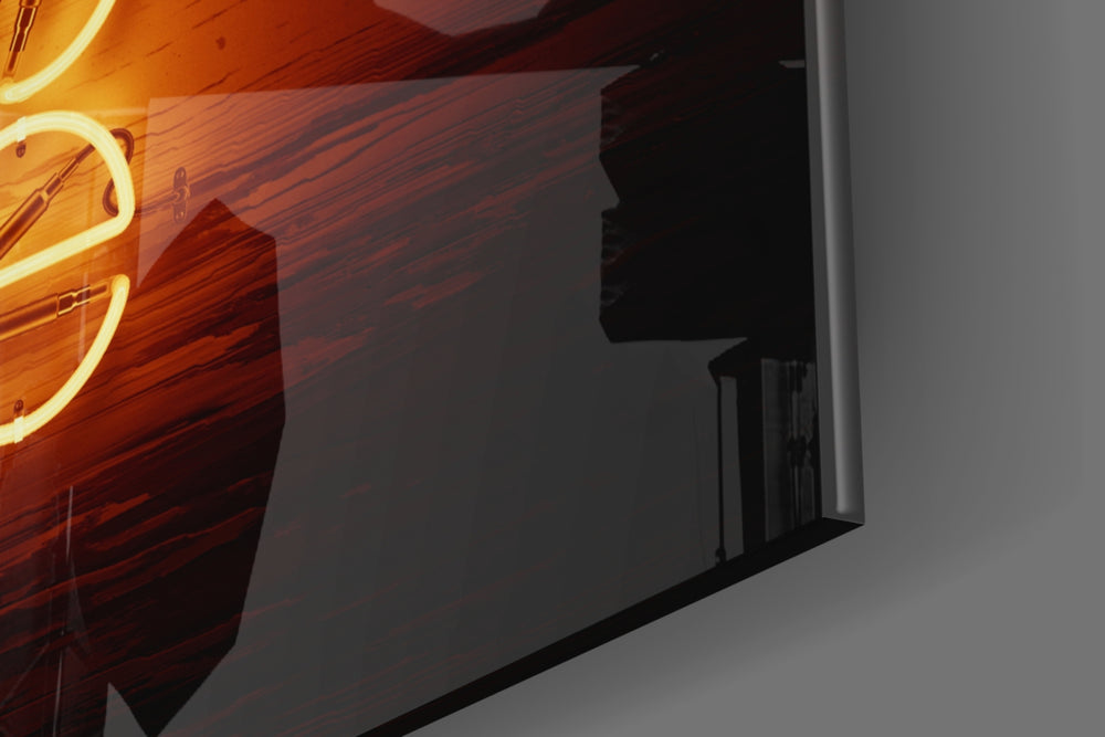 Hope artwork anchoring a wall with warm motivational palette