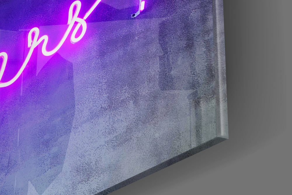 Cheers artwork anchoring a wall with bold festive palette