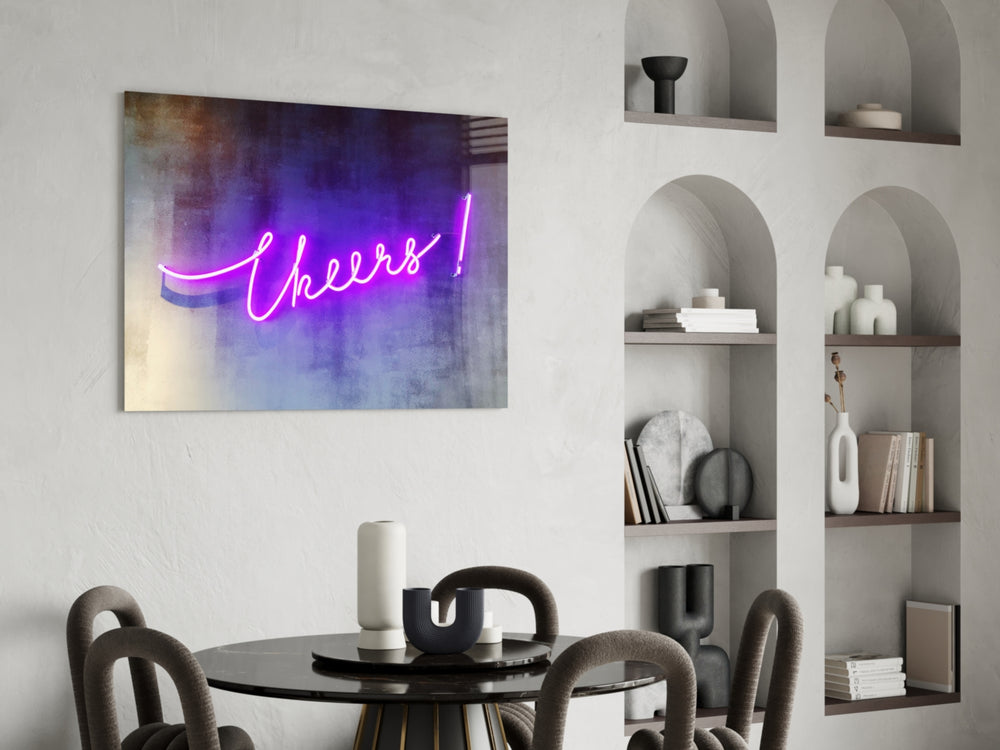 Cheers panel adding party mood to a man-cave