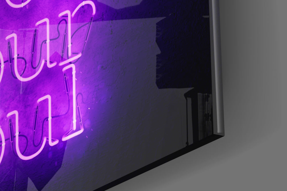 Feed Your Soul artwork anchoring a wall with bold mindful palette