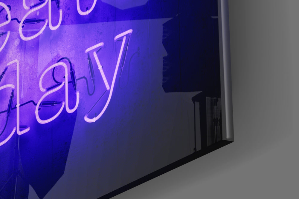 Create Today artwork anchoring a wall with bold creative palette