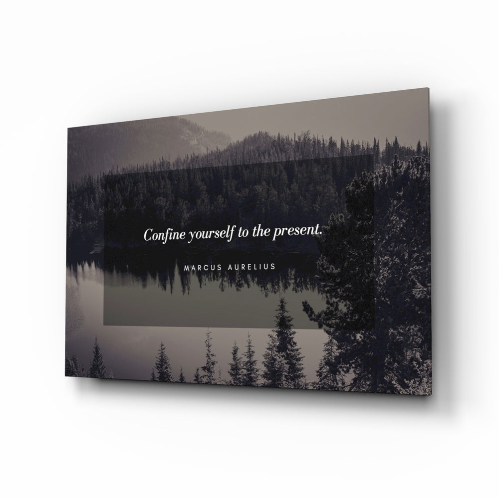 Famous Words Glass Wall Art.