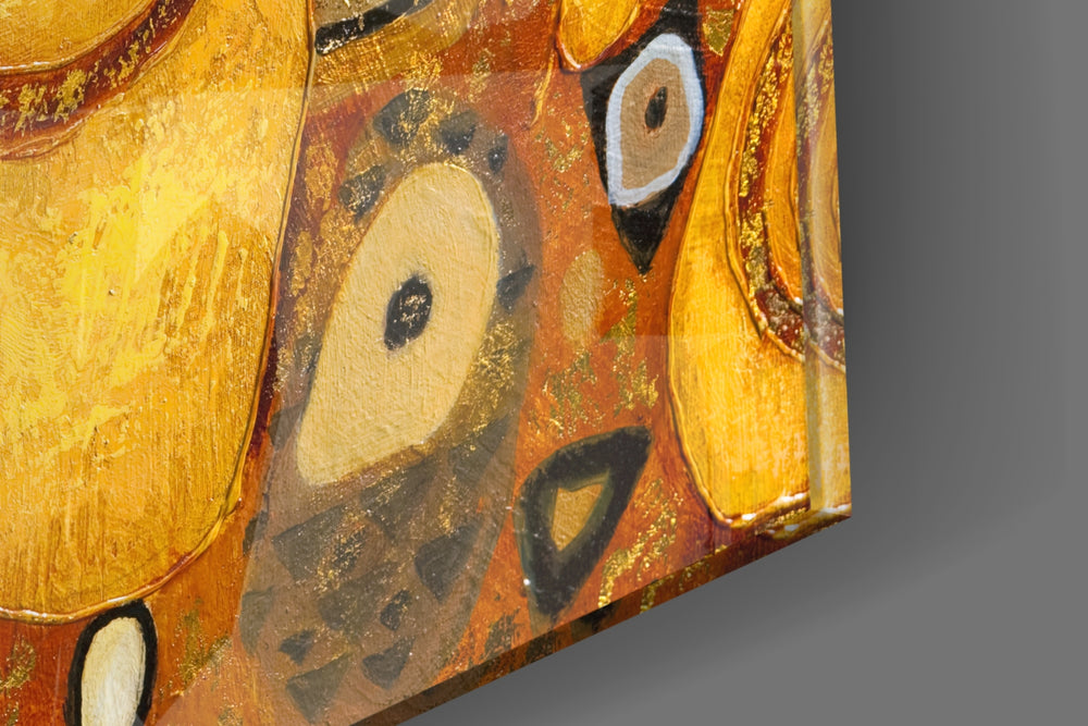 Tree of Life artwork anchoring a wall with warm symbolic palette