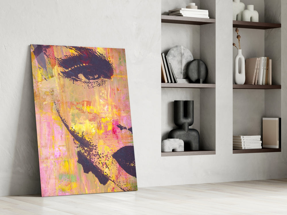 Women's glass print enhancing a creative office with statement spirit