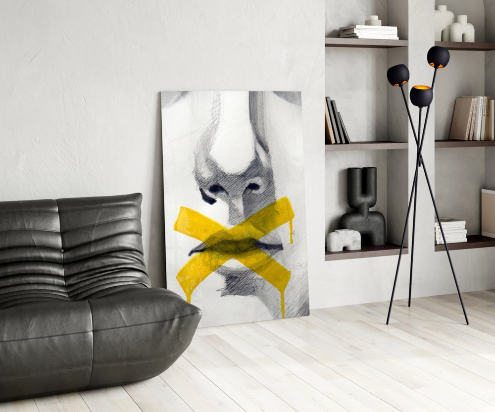 Silence panel adding creative mood to an art studio