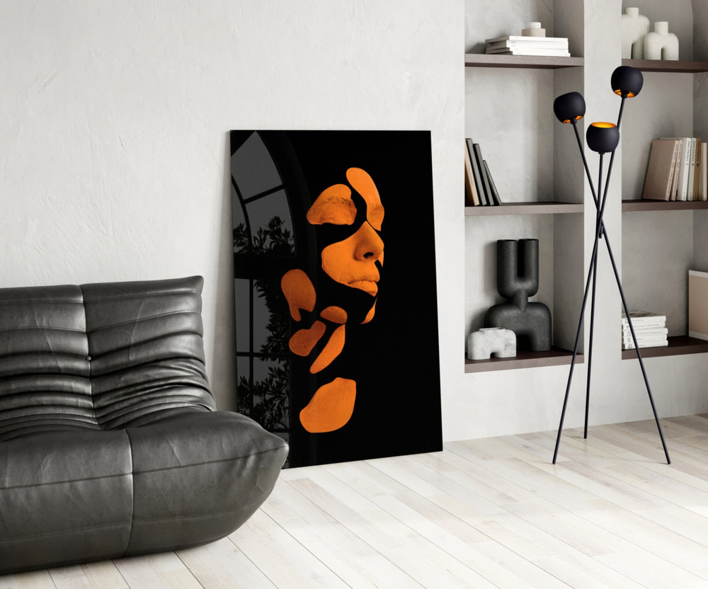 Existing panel adding conceptual mood to an art studio