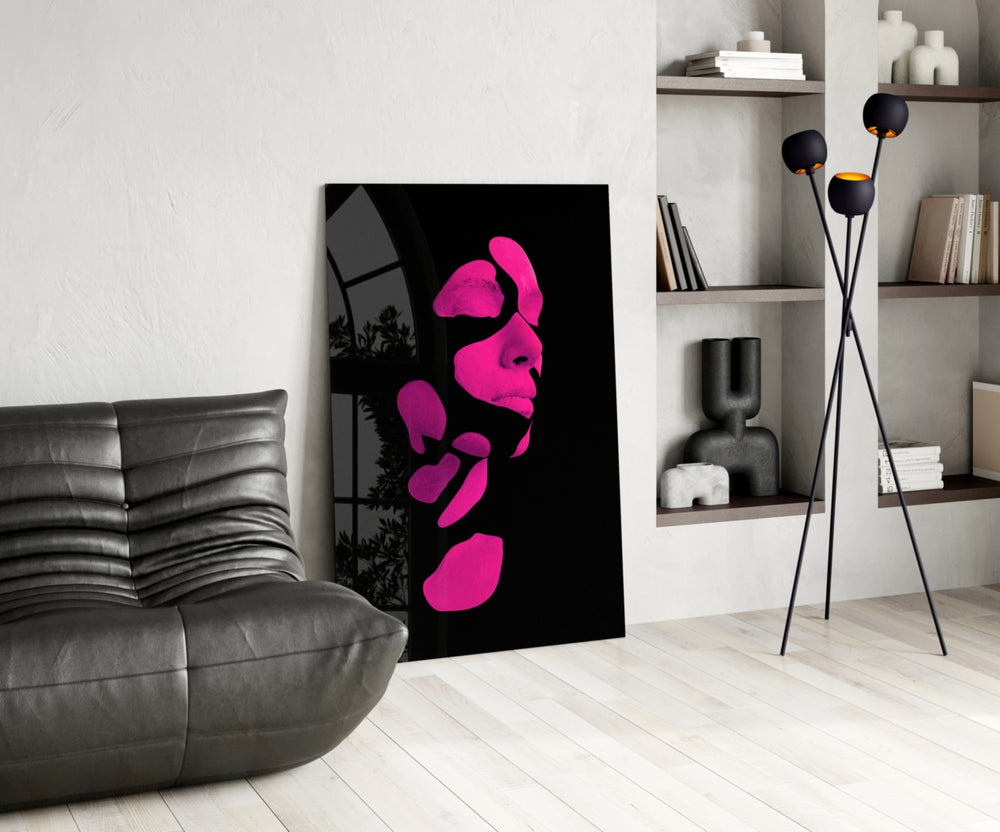 Existing panel adding conceptual mood to an art studio