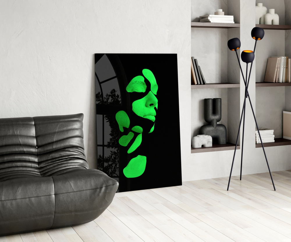 Existing panel adding conceptual mood to an art studio