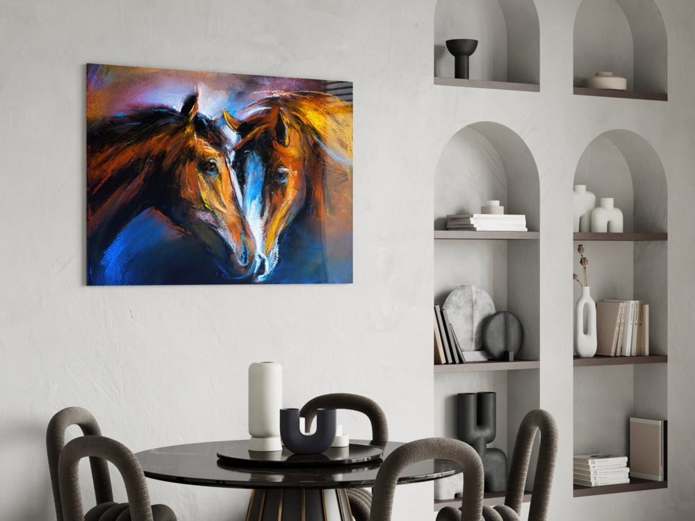 Horses panel adding affection mood to a girl's room