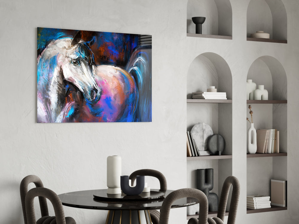 White Horse panel adding stable mood to a country home