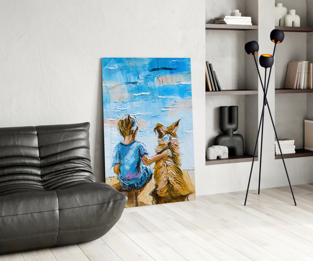 Friendship panel adding seaside mood to a coastal cabin