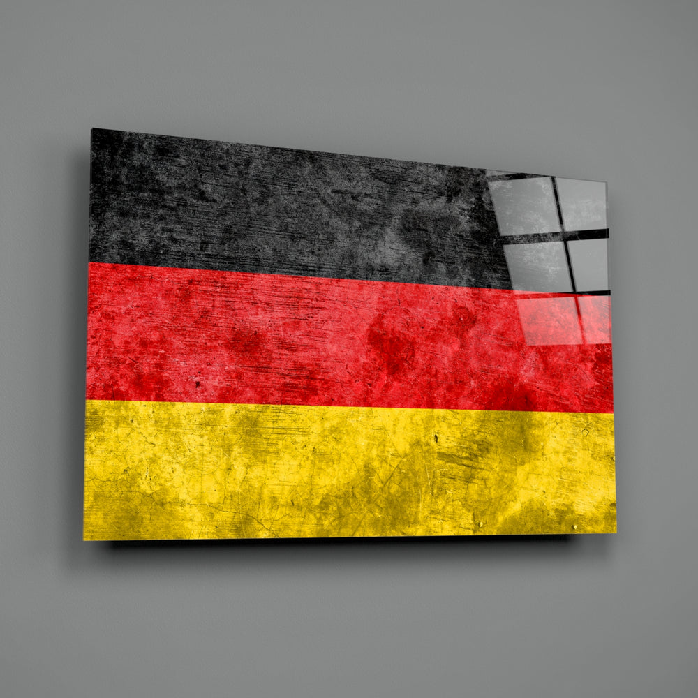 German-flag panel bringing patriotic drama to a contemporary living space