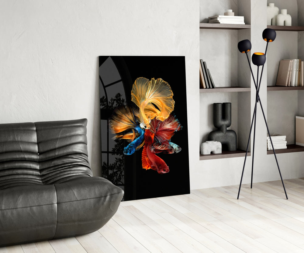 Betta's Dance panel adding serene mood to a study