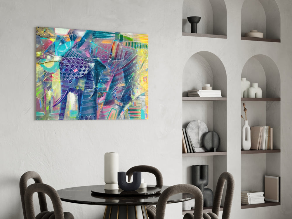 Elephant panel adding imagination pulse to a child's room