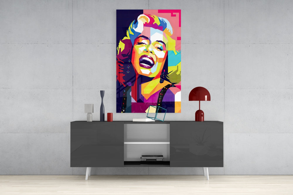 Golden Age Starlet Glass Wall Art