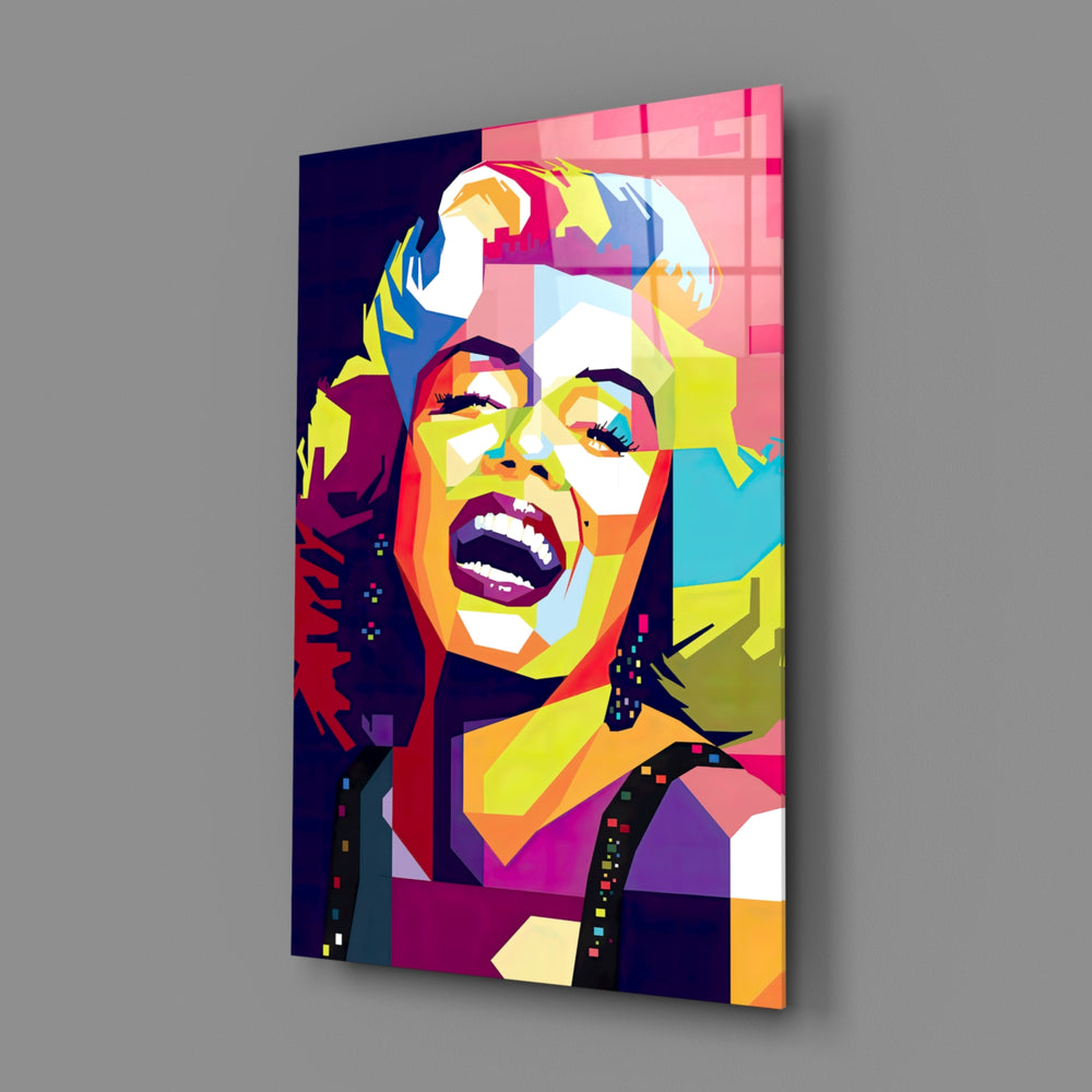 WPAP-pop panel bringing pop-art drama to a contemporary living space