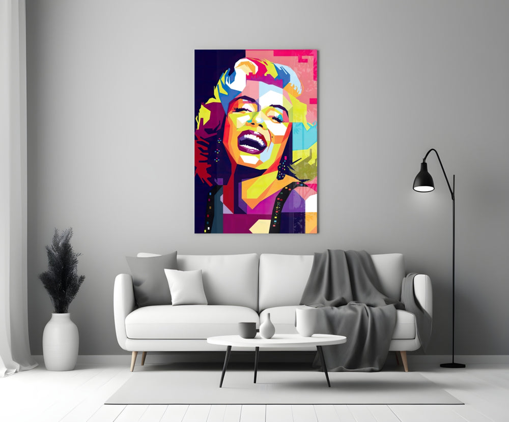 Golden Age Starlet Glass Wall Art