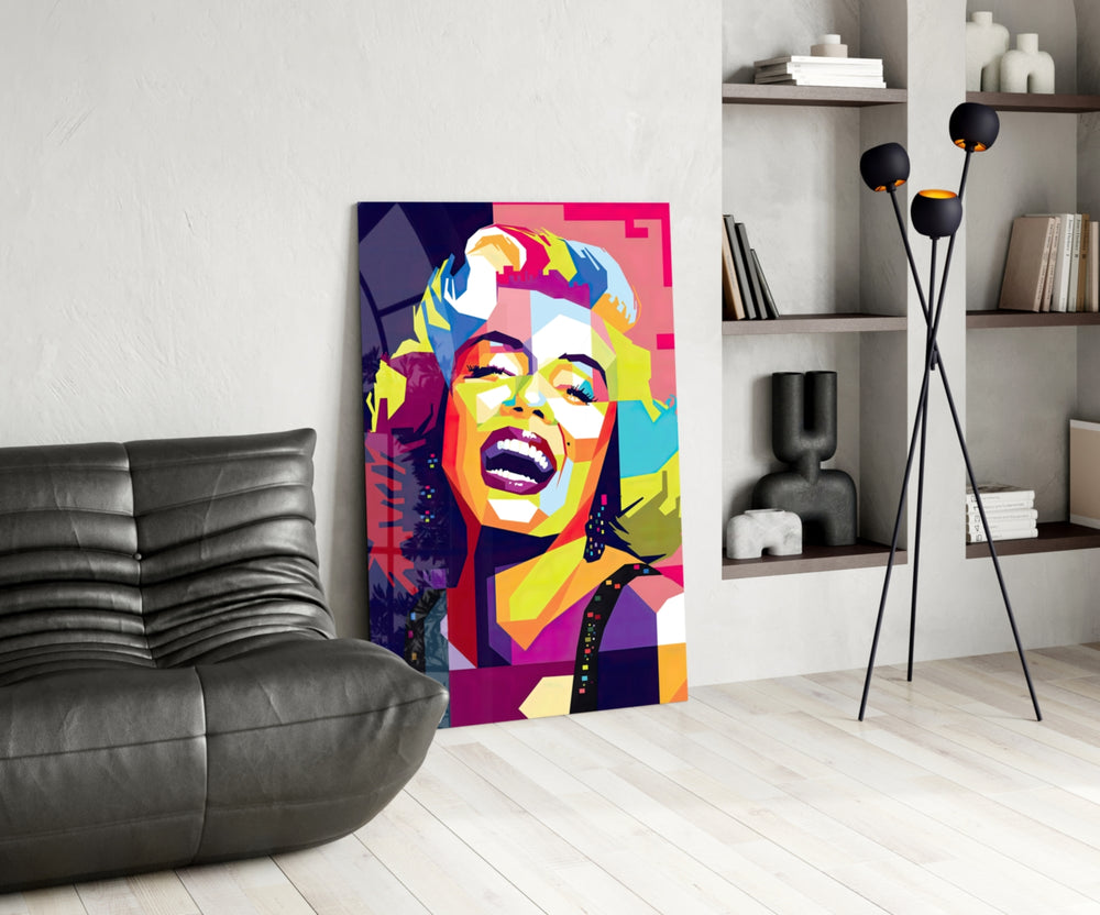 Golden Age Starlet Glass Wall Art