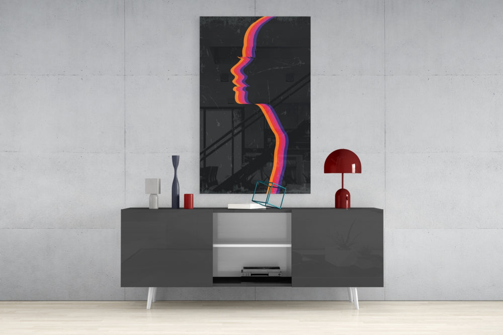 Night Filter panel catching gallery light to reveal its tactile gloss