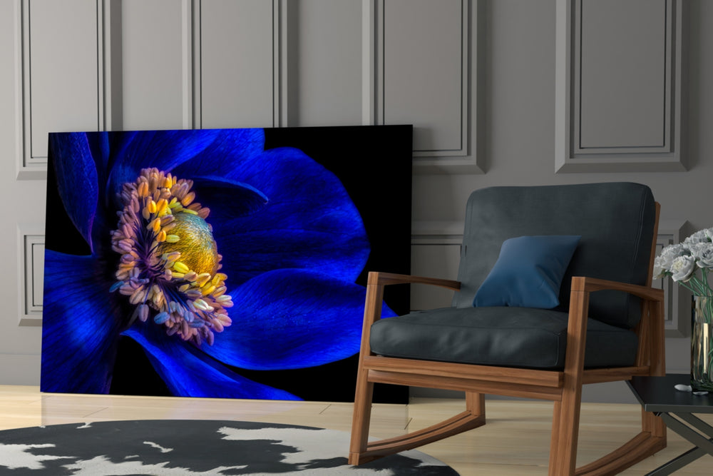 Wheel of Fortune glass print enhancing a foyer with editorial drama
