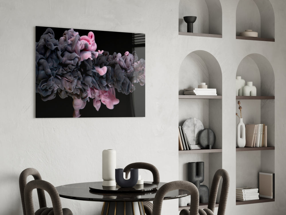 Pink Smoke panel adding editorial mood to a teen room