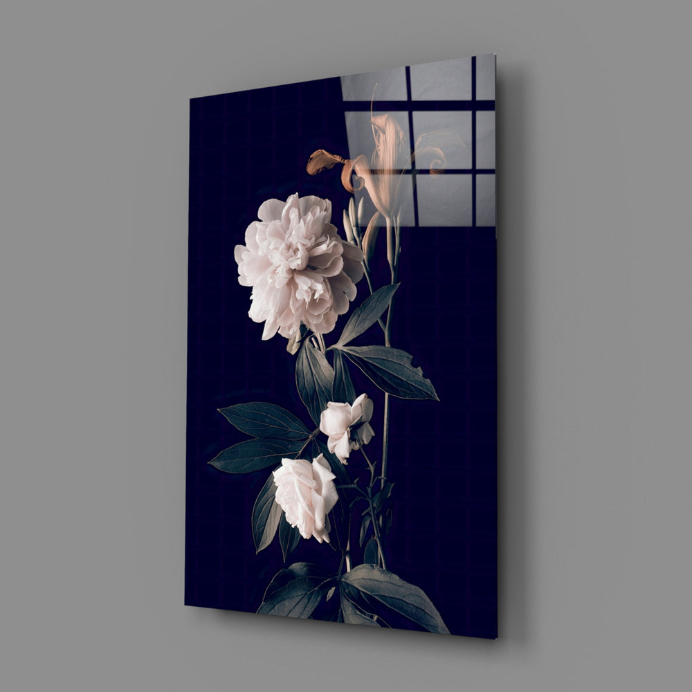Heritage-bouquet panel bringing classic drama to a contemporary living space
