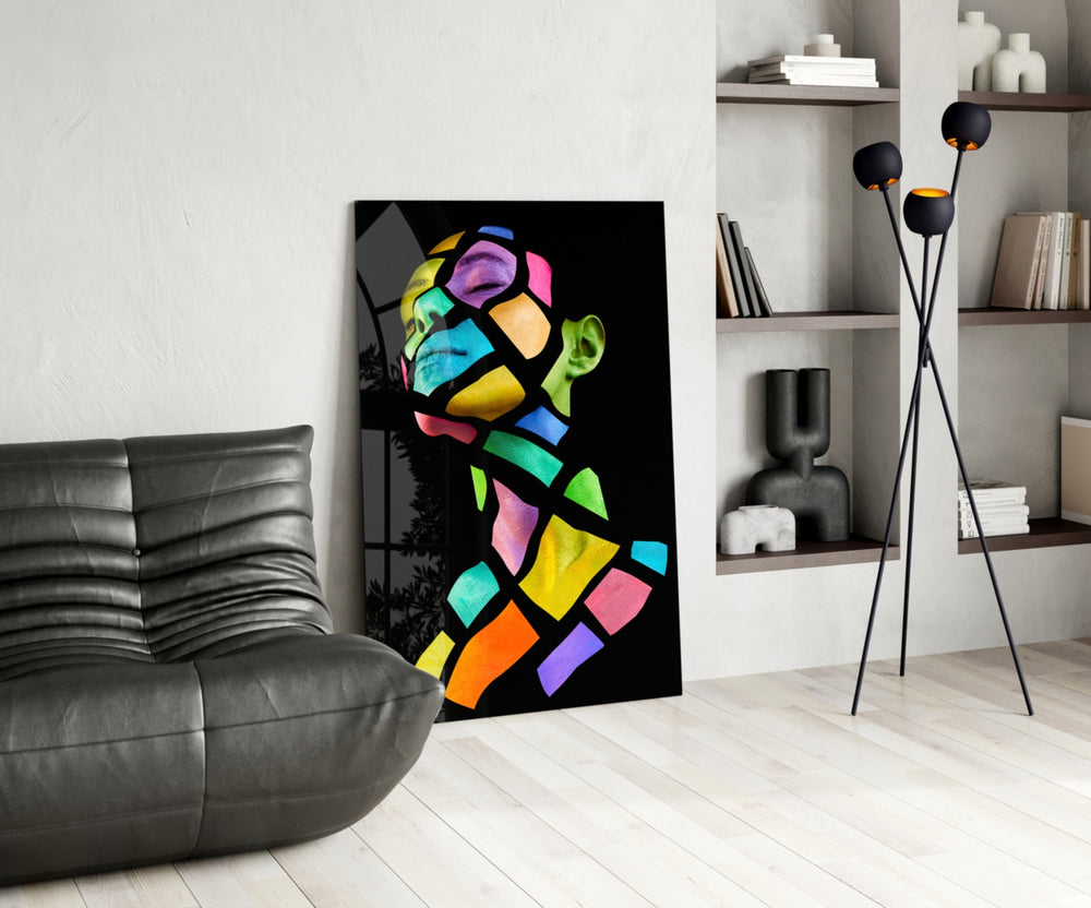 Colorful Spirit panel adding statement mood to a teen room