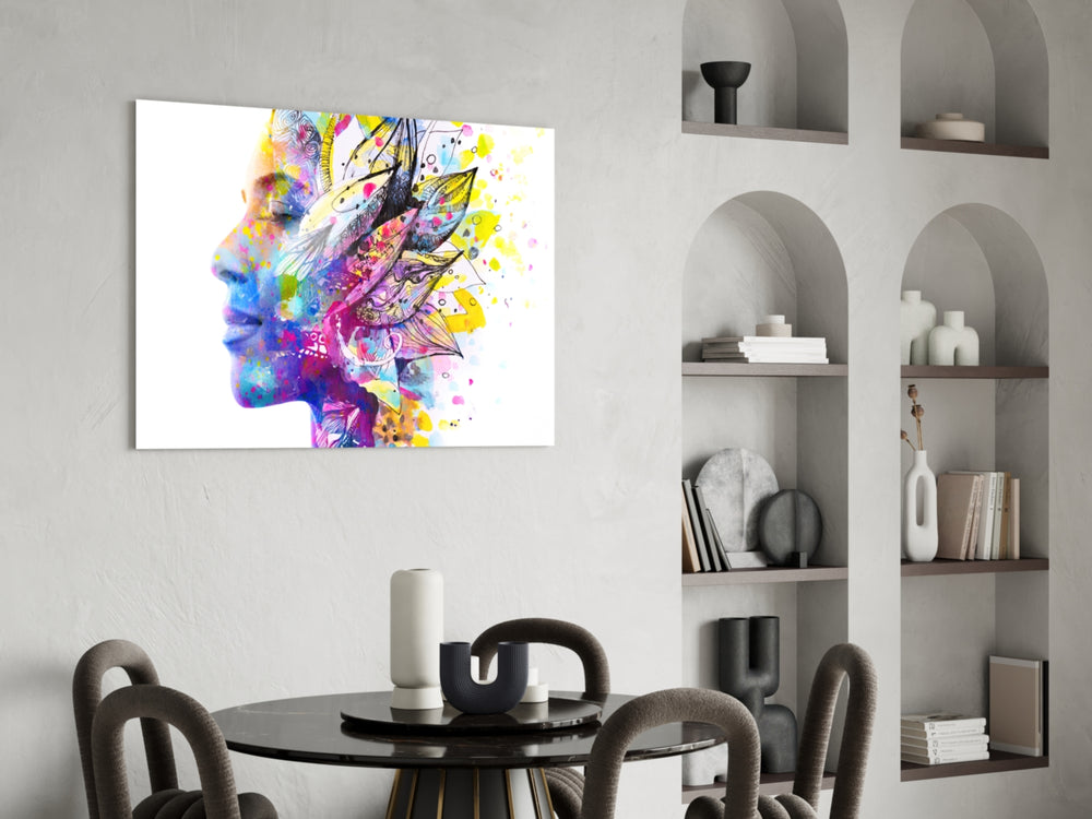Dreamer panel adding vibrant mood to a creative office
