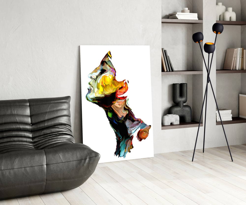 Painted Profile panel adding vibrant mood to a girl's room