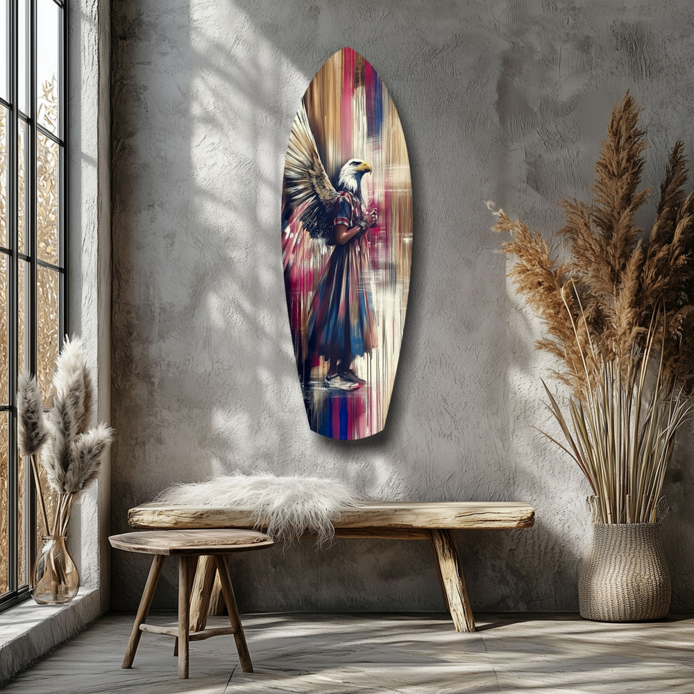American Eagle Glass Wall Art.