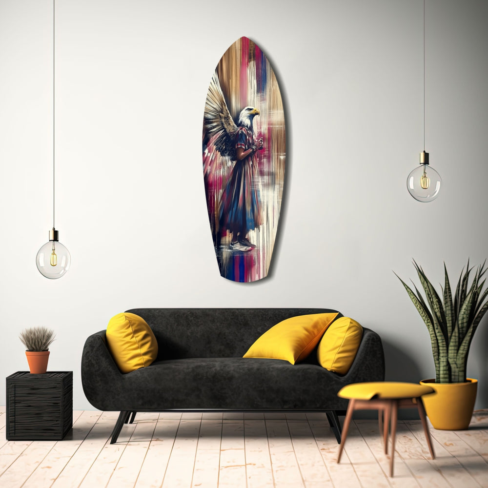 American Eagle Glass Wall Art.