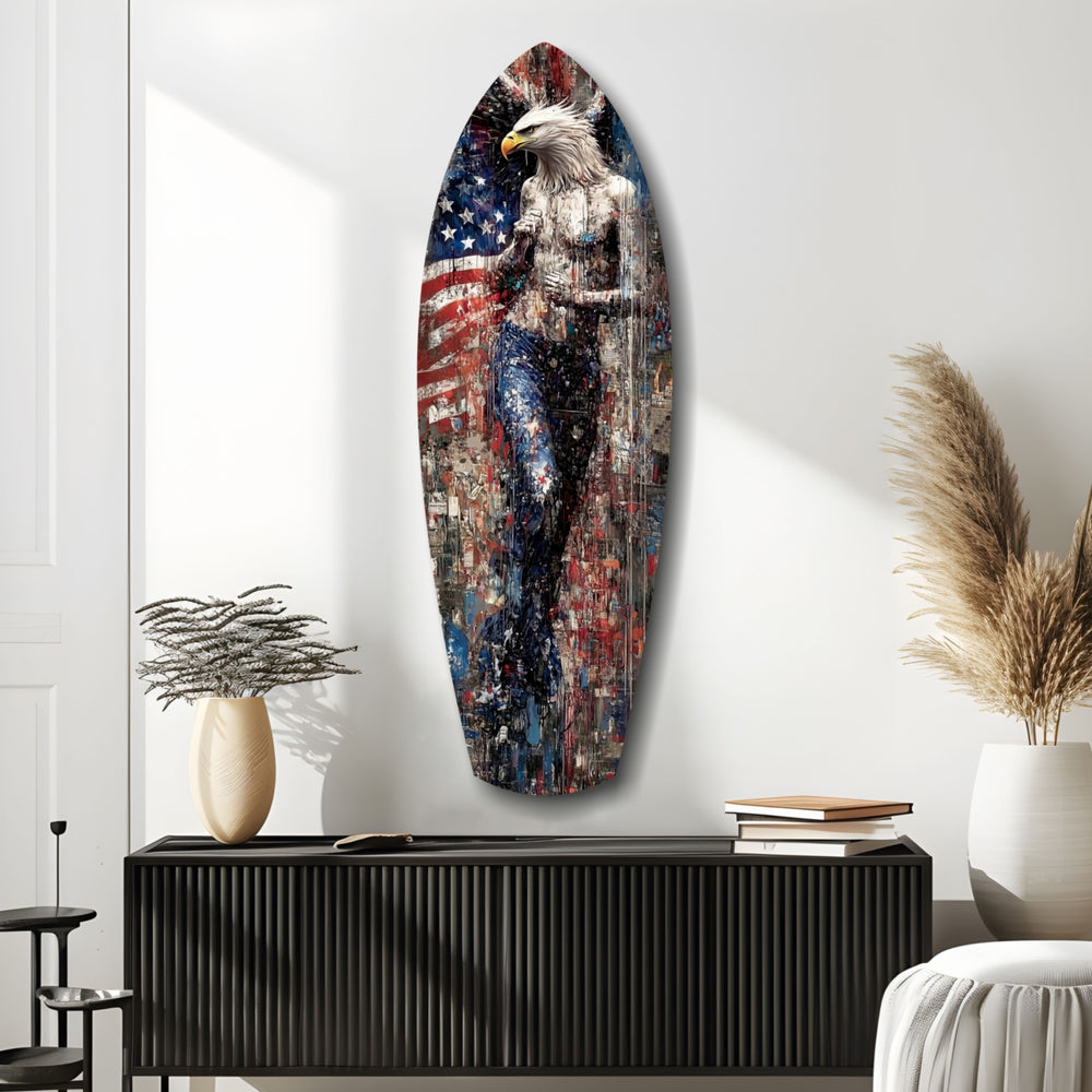 Eagle Glass Wall Art.