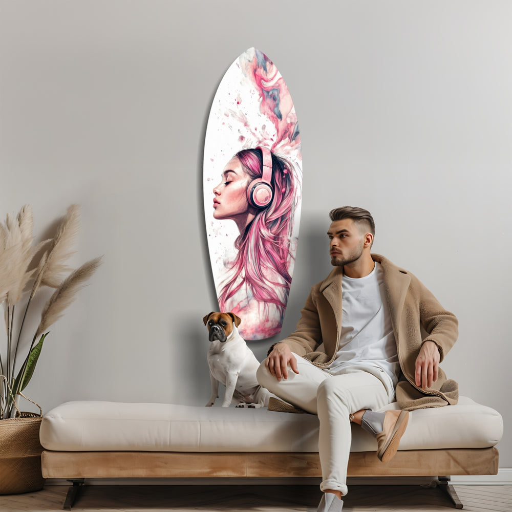 Dreamwave Beats Glass Wall Art.
