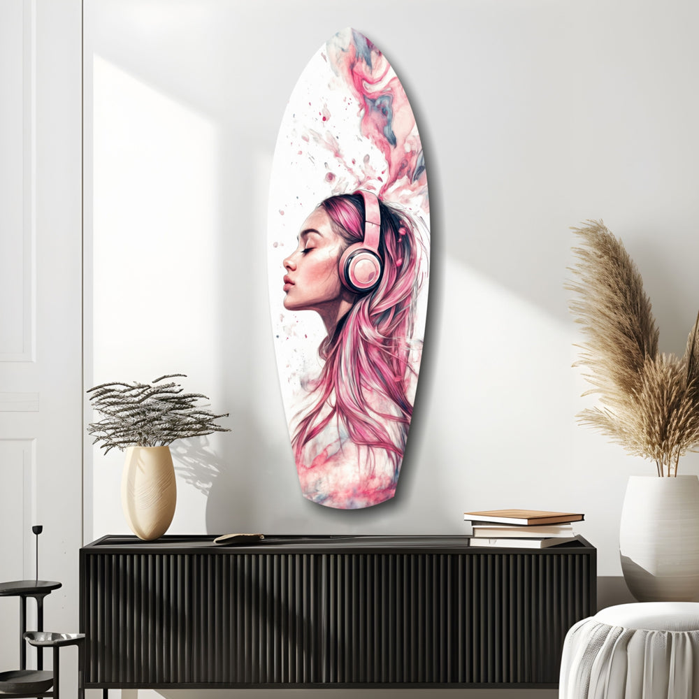 Dreamwave Beats Glass Wall Art.