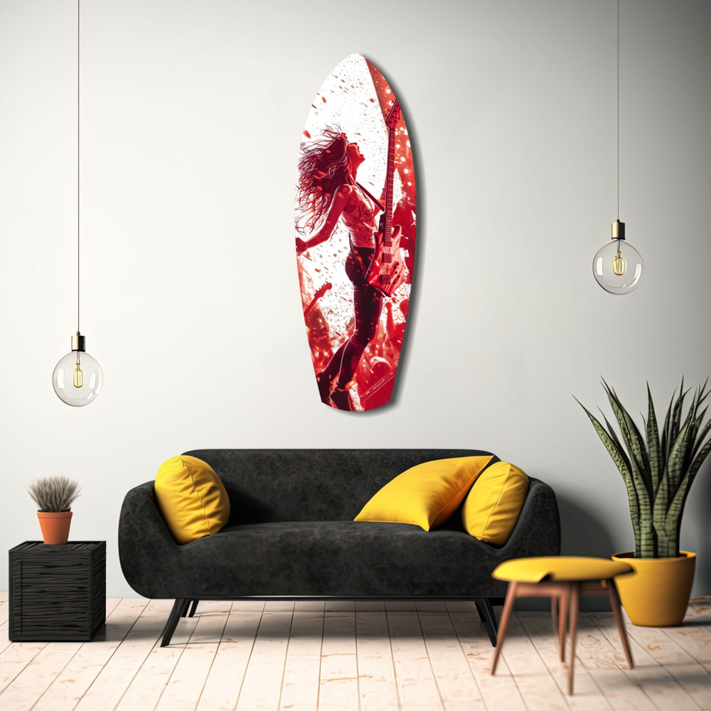 Soul of the Music Glass Wall Art.