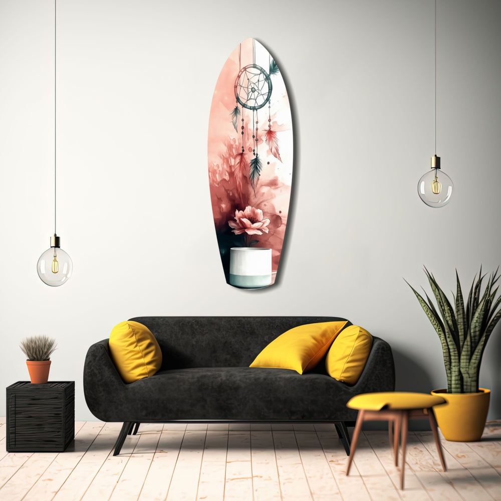 Dreamcatcher Glass Wall Art.
