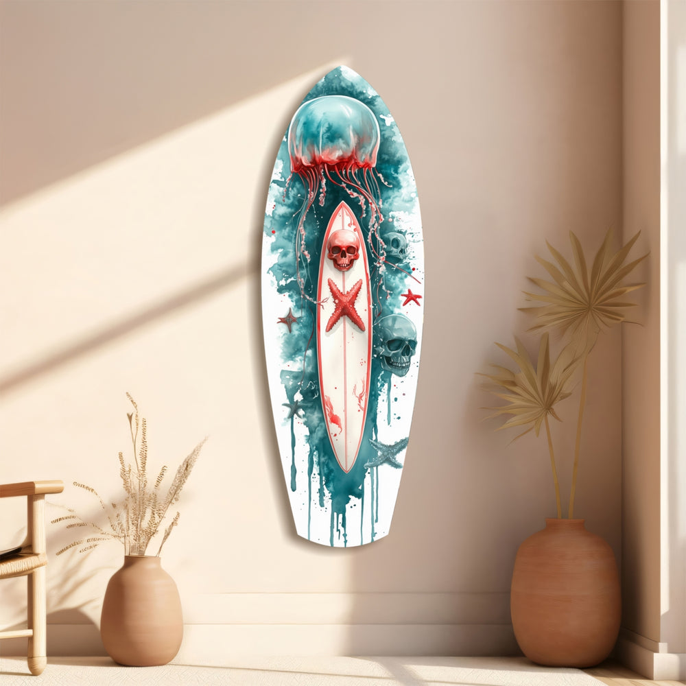 JellyFish Glass Wall Art.