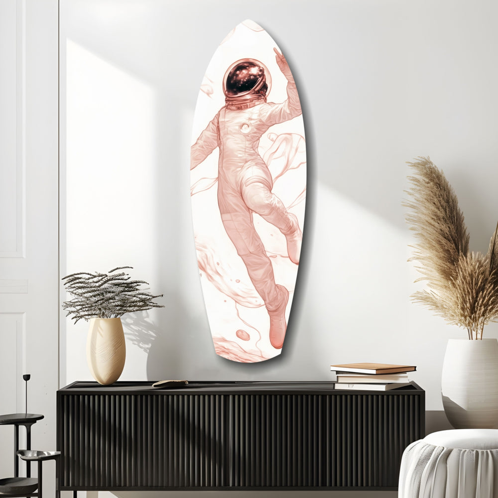 Astronaut in the Ocean Glass Wall Art.