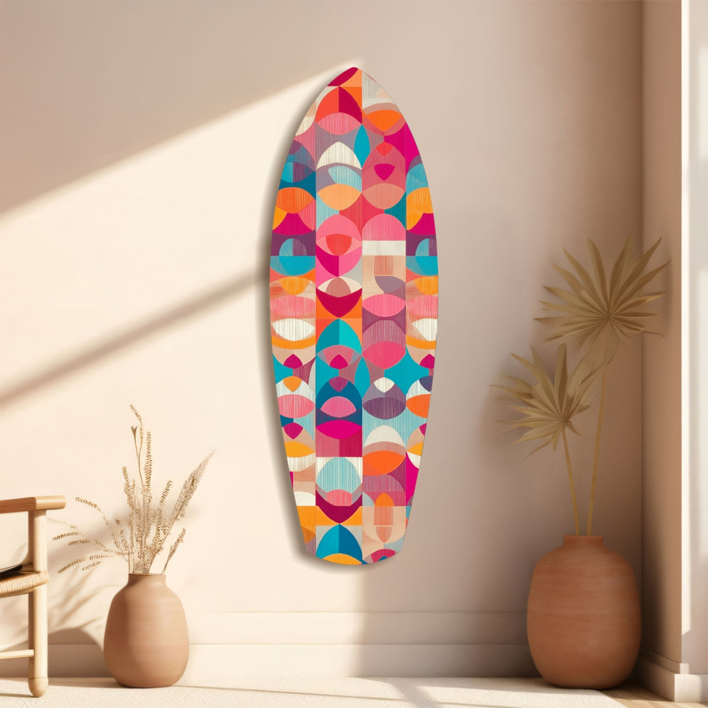 Cubic Art Glass Wall Art.